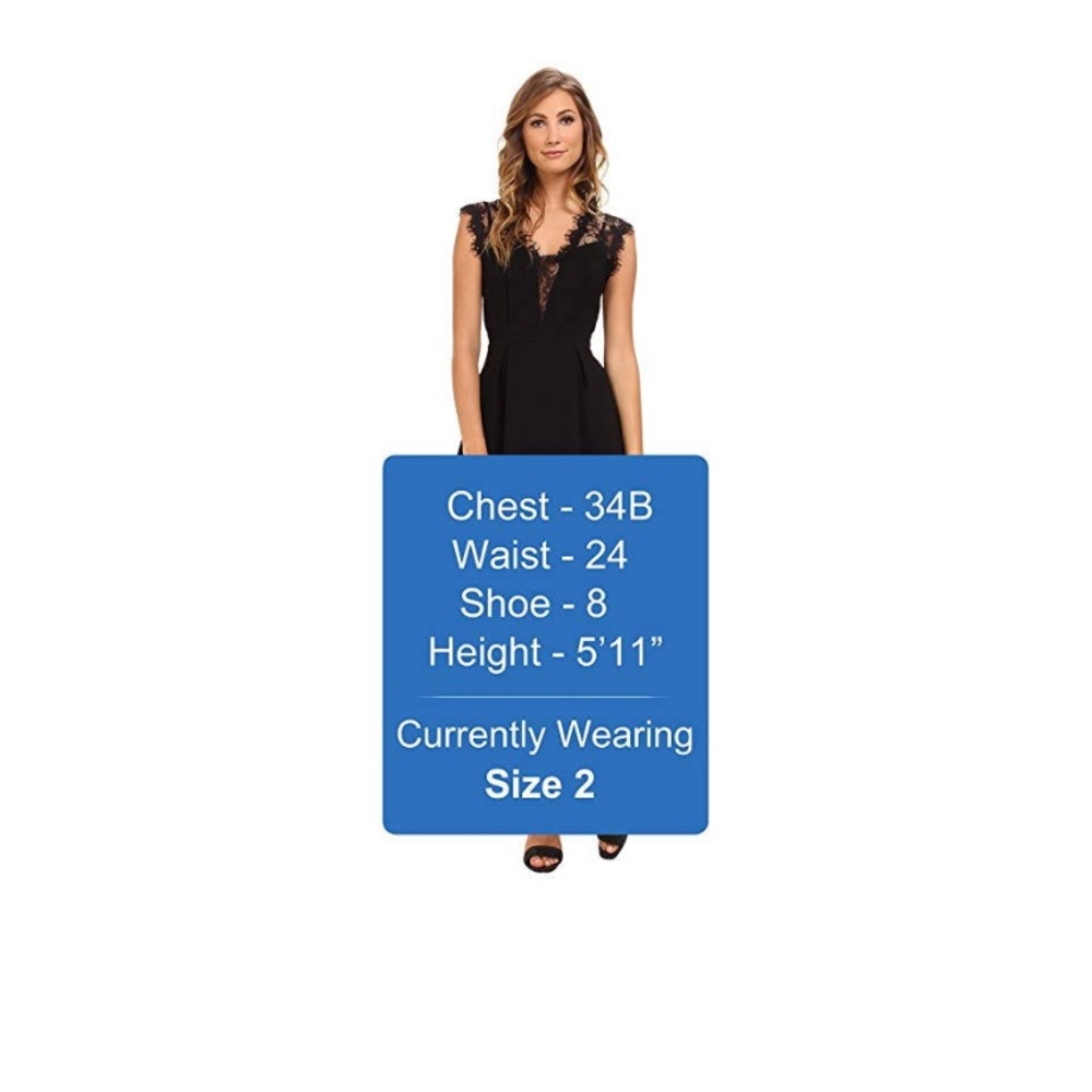 BCBGeneration Lace Back Pleated Dress NWT - Picture 6 of 8